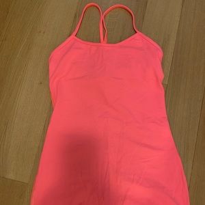 Neon pink lululemon tank- worn once!